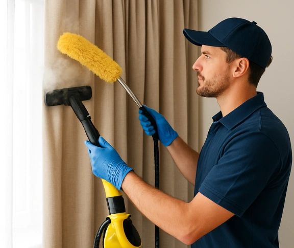 Trusted drapes cleaning technician Matty Curtain Cleaning henley-nsw QLD