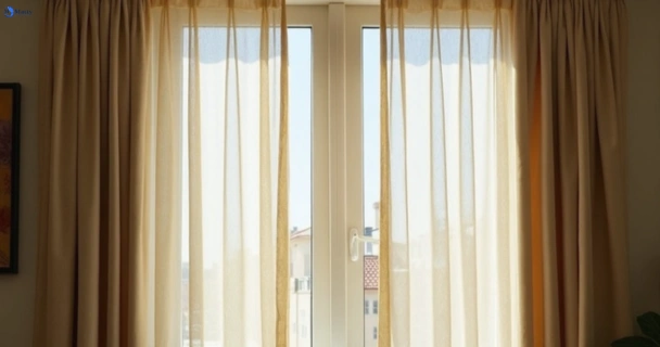 Dull dusty drapes in henley-nsw before professional cleaning